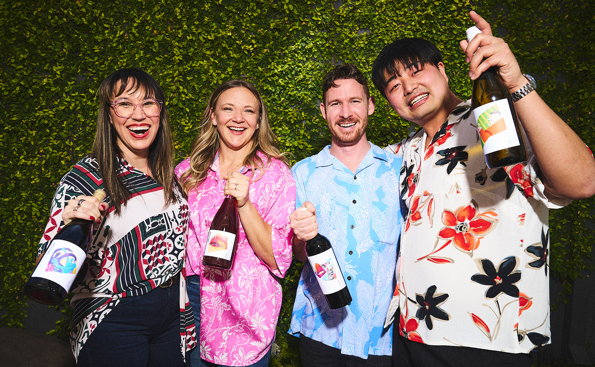 All four Offscript winemakers.